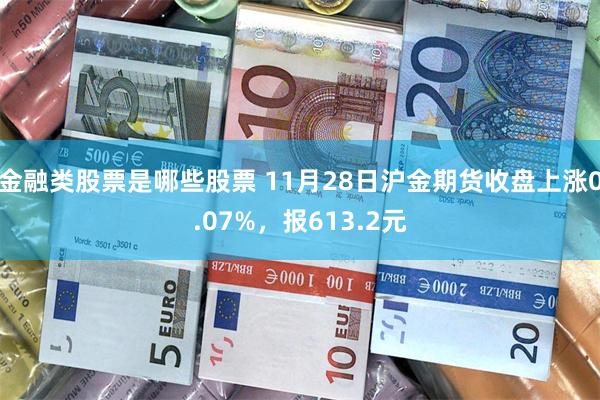金融类股票是哪些股票 11月28日沪金期货收盘上涨0.07%，报613.2元