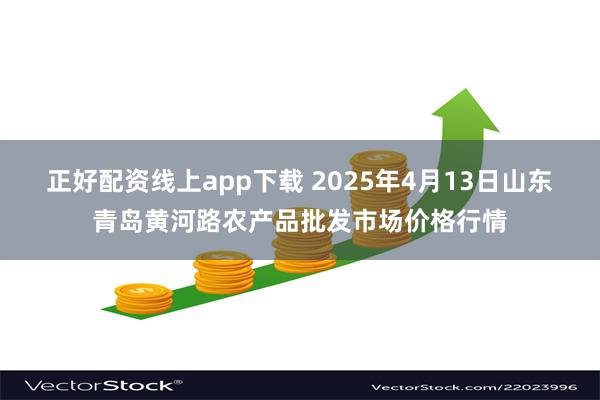 正好配资线上app下载 2025年4月13日山东青岛黄河路农产品批发市场价格行情