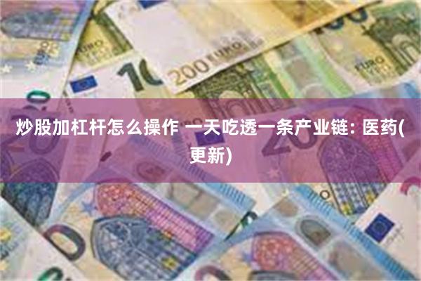 炒股加杠杆怎么操作 一天吃透一条产业链: 医药(更新)