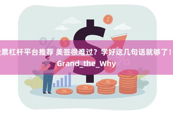 股票杠杆平台推荐 美签很难过？学好这几句话就够了！_Grand_the_Why